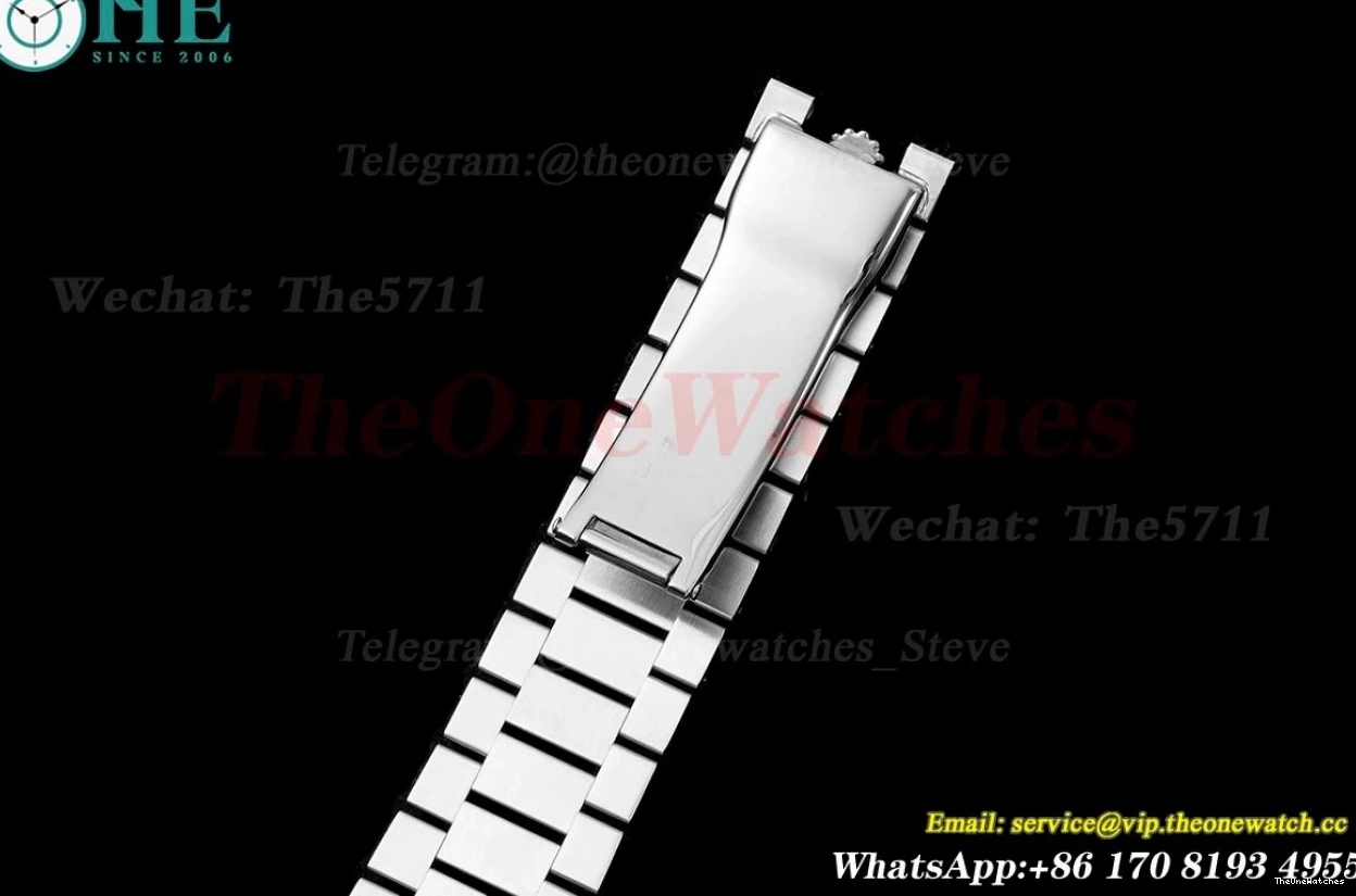 GSF 40mm DayDate A3255 Version) SS (Tungsten 228349 Heavy SS Pres Ice Blue Dia 0128